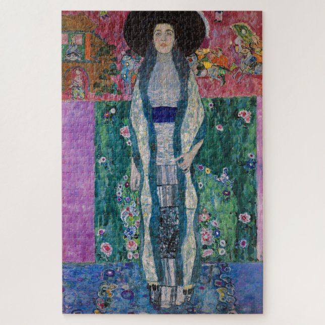 Quebra-cabeça Retrato de Adele Bloch Bauer, Gustav Klimt (Vertical)
