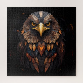 Quebra-cabeça Retrato de Águia Mosaica