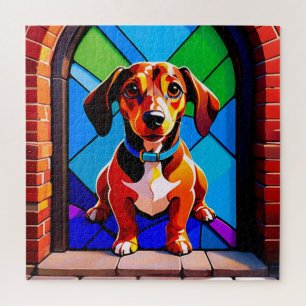 Quebra-cabeça Retrato de Beagle em Pé