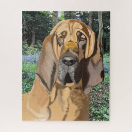 Quebra-cabeça Retrato de Bloodhound