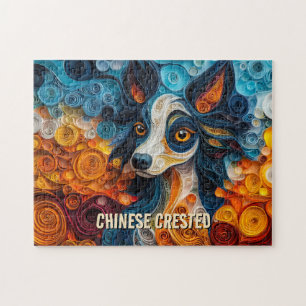Quebra-cabeça Retrato de Cachorro de Arroz Prequieto Chinês
