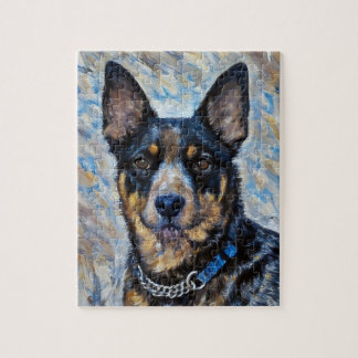Quebra-cabeça Retrato de Cães de Bovinos Australianos