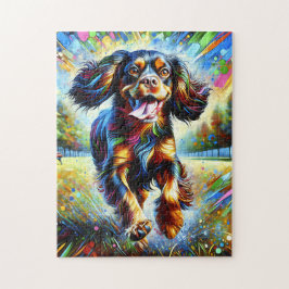 Quebra-cabeça Retrato de Cão Boykin Spaniel Impressão de Arte em
