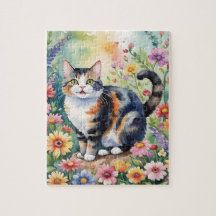 Retrato de Família de Gato Doméstico Tabby