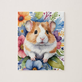 Quebra-cabeça Retrato de Família de Hamster