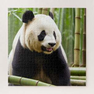 Quebra-cabeça Retrato de Fechamento de um Panda