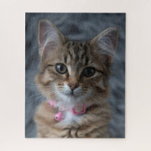 Retrato de gato gatinho bonito, 520 pedaços