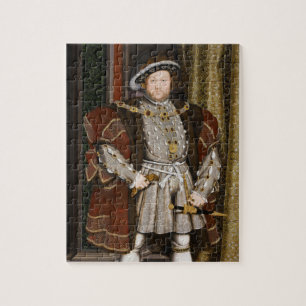Quebra-cabeça Retrato de Henrique VIII por Hans Holbein, o Jovem