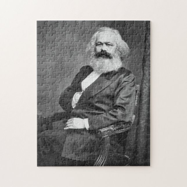 Quebra-cabeça Retrato de Karl Marx (Fundador do Marxismo) (Vertical)