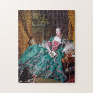 Quebra-cabeça Retrato de Madame Pompadour, Boucher
