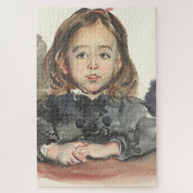 Quebra-cabeça Retrato de Marie (Garota Justa) (Vertical)