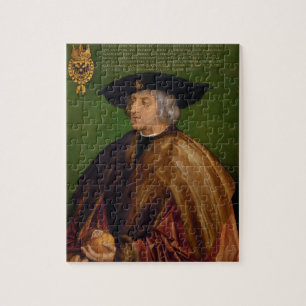 Quebra-cabeça Retrato de Maximilian I por Albrecht Durer