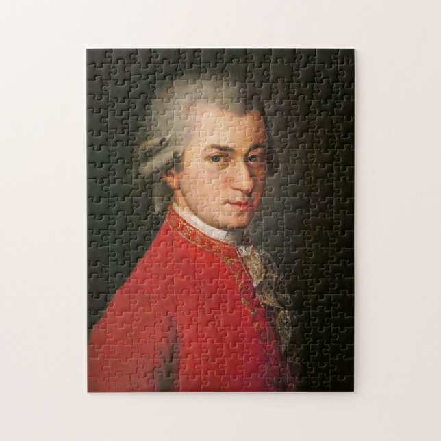 Quebra-cabeça Retrato de Mozart (Vertical)