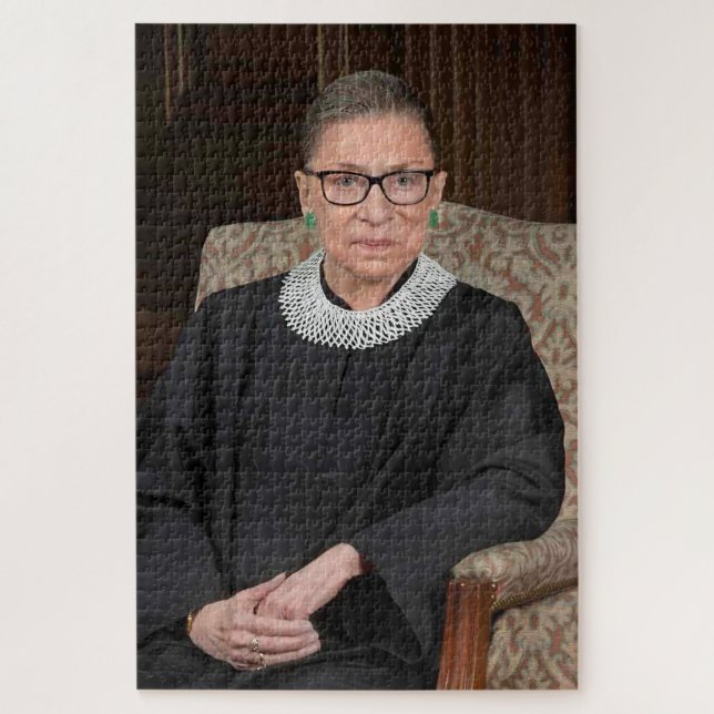 Quebra-cabeça Retrato de Ruth Bader Ginsburg (Vertical)