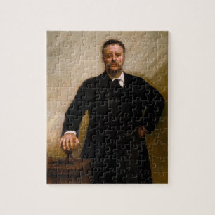 Quebra-cabeça Retrato de Theodore Roosevelt por John S. Sargent