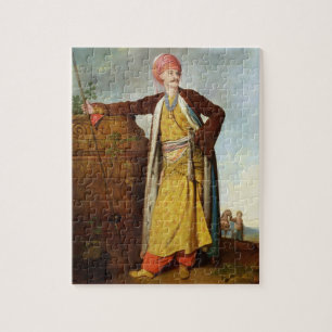 Quebra-cabeça Retrato de um arménio, 1771 (óleo em canvas)