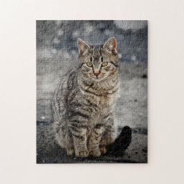 Quebra-cabeça Retrato de um gato