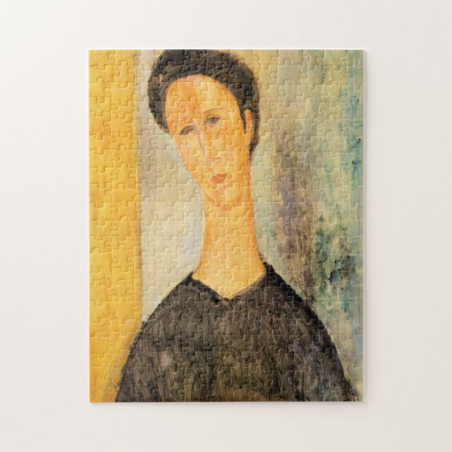 Quebra-cabeça Retrato de uma mulher Amedeo Modigliani (Vertical)