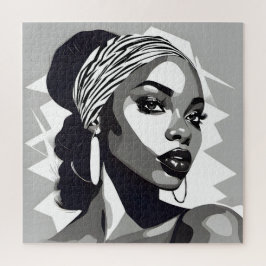 Quebra-cabeça Retrato de uma mulher negra