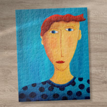 Retrato De Uma Pintura De Arte Contemporânea