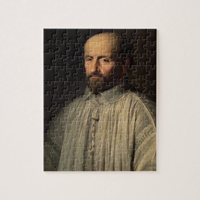 Quebra-cabeça Retrato do abade do santo Cyran, c.1643 (óleo (Vertical)