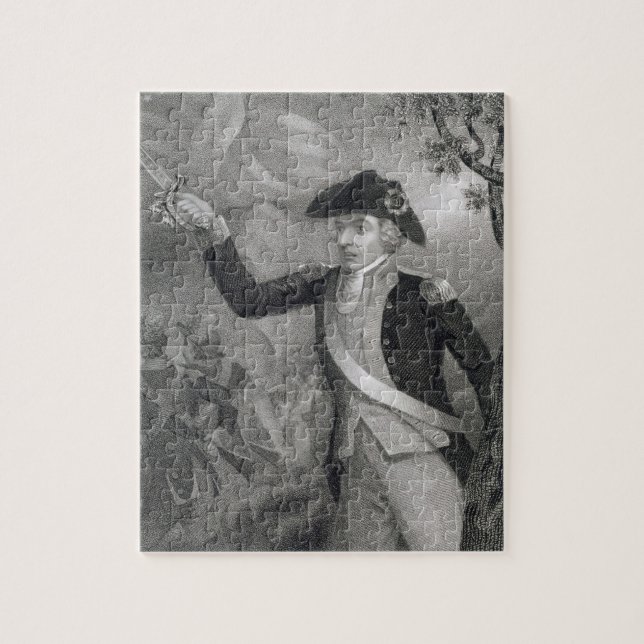 Quebra-cabeça Retrato do general Francis Marion na batalha o (Vertical)