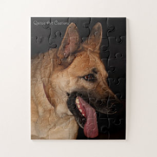 Quebra-cabeça Retrato do german shepherd