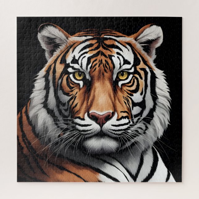 Quebra-cabeça Retrato do tigre (Vertical)