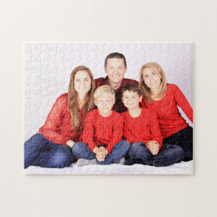 Quebra-cabeça Retrato Fotográfico da Família Personalizada