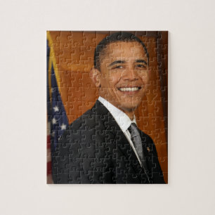 Quebra-cabeça Retrato Oficial Barack Obama