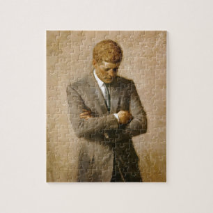 Quebra-cabeça Retrato oficial de John F. Kennedy por Aaron