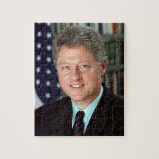 Quebra-cabeça Retrato Oficial do Presidente Bill Clinton 8 x 10