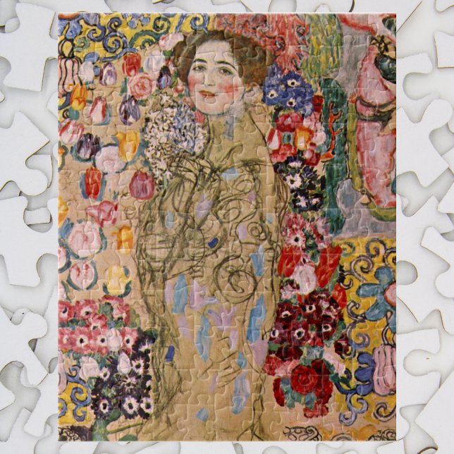 Quebra-cabeça Retrato póstumo de Ria Munk por Gustav Klimt (Criador carregado)