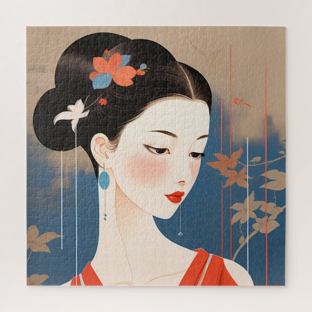 Quebra-cabeça Retratos Comemorando a Beleza (Vertical)