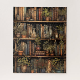 Quebra-cabeça Retretação do Assistente de Whimsical: Biblioteca