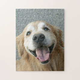 Quebra-cabeça Retriever de Ouro sorridente