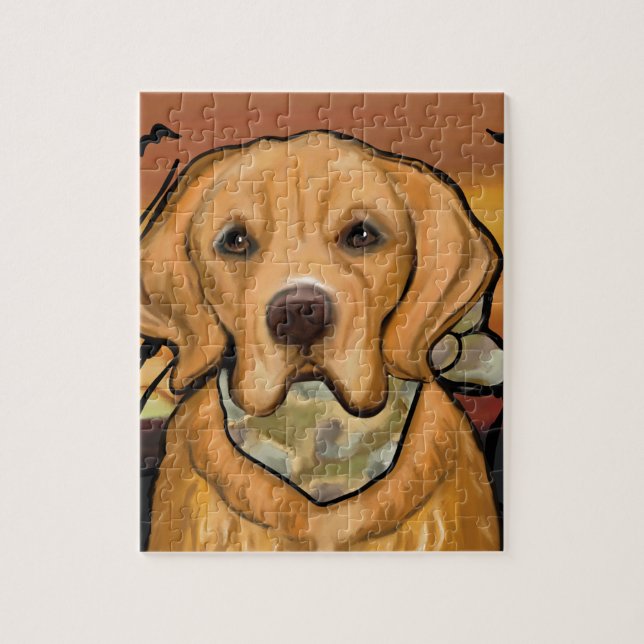 Quebra-cabeça Retriever Dourado (Vertical)