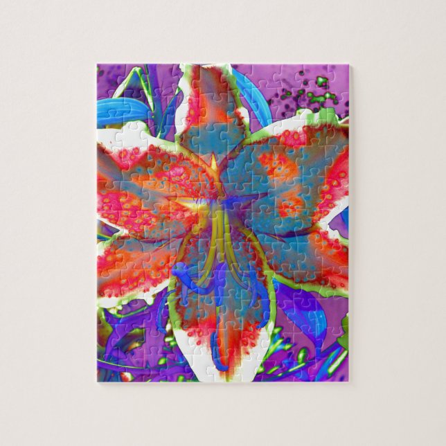 Quebra-cabeça Retro Lily (Vertical)