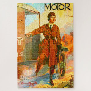 Quebra-cabeça "Revista Motor Vintage de 1918"