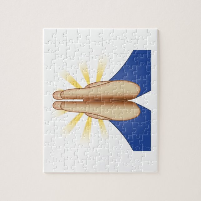 Quebra-cabeça Rezando - Emoji (Vertical)