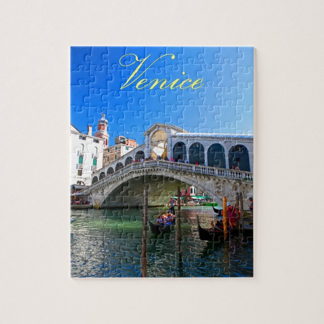 Quebra-cabeça Rialto Bridge Veneza - Foto Pro (Vertical)