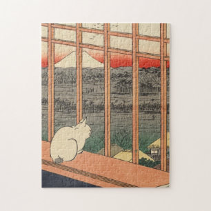 Quebra-cabeça Ricefields E Torinomachi Por Hiroshige Utagawa