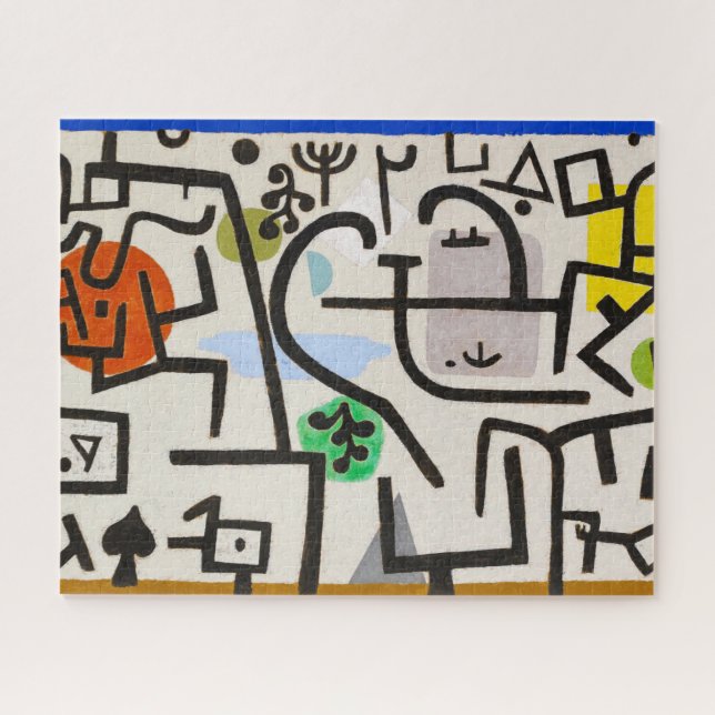 Quebra-cabeça Rich Harbor por Paul Klee (Horizontal)