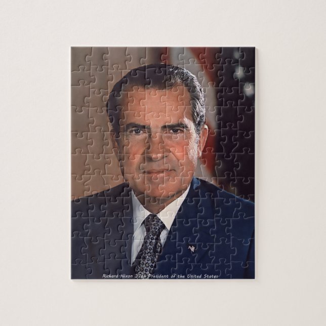Quebra-cabeça Richard Nixon 37º Presidente dos Estados Unidos (Vertical)