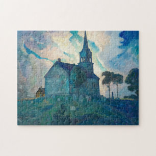 Quebra-cabeça Ridge Church, 1936 por Newell Convers Wyeth