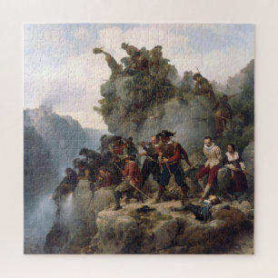 Quebra-cabeça Rifres defendendo um Passe de Montanha (Karl Lessi