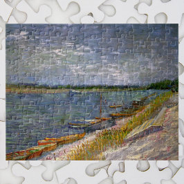 Quebra-cabeça Rio com botes em rufo por Vincent van Gogh