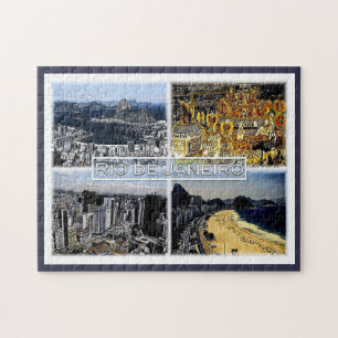 Quebra-cabeça Rio de Janeiro - Brasil - Mosaico -