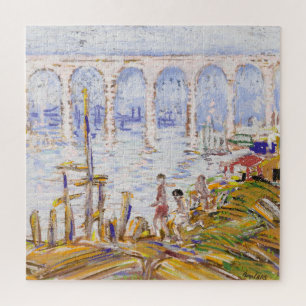 Quebra-cabeça Rio Harlem, ponte alta George Luks
