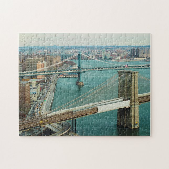Quebra-cabeça Rio Hudson Nova York. (Horizontal)